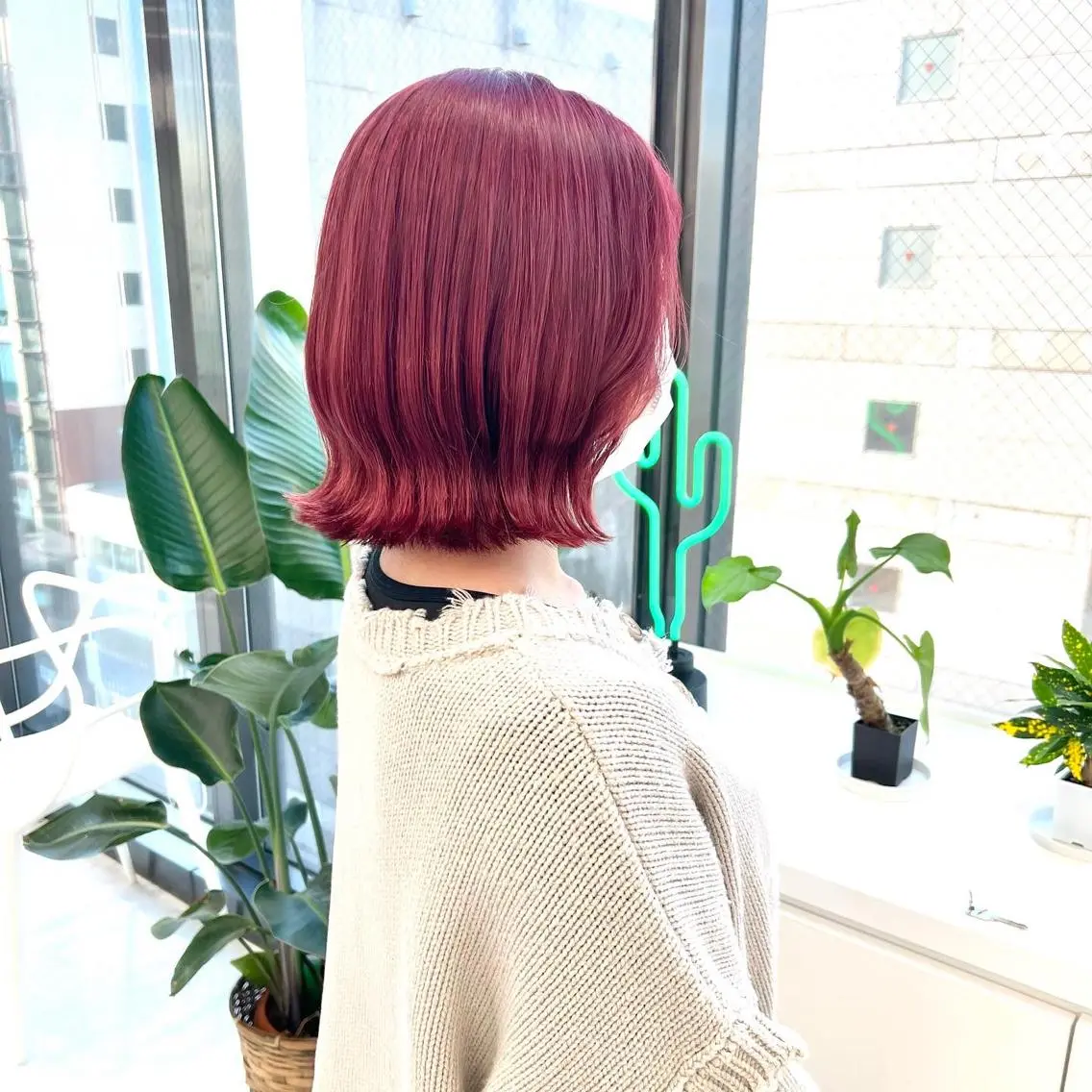 ショート カラー パーマ ヘアアレンジ メンズ キッズ ネイル マツエク・マツパ アイブロウ KANAMI 🌏のヘアスタイル