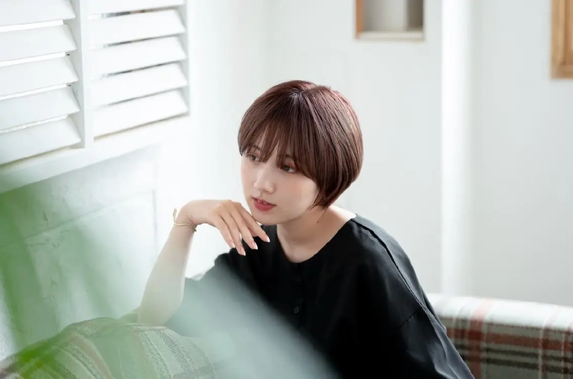 ショート カラー カット ヘアカラー ショート ボブ✂︎ 髙梨  遥のヘアスタイル