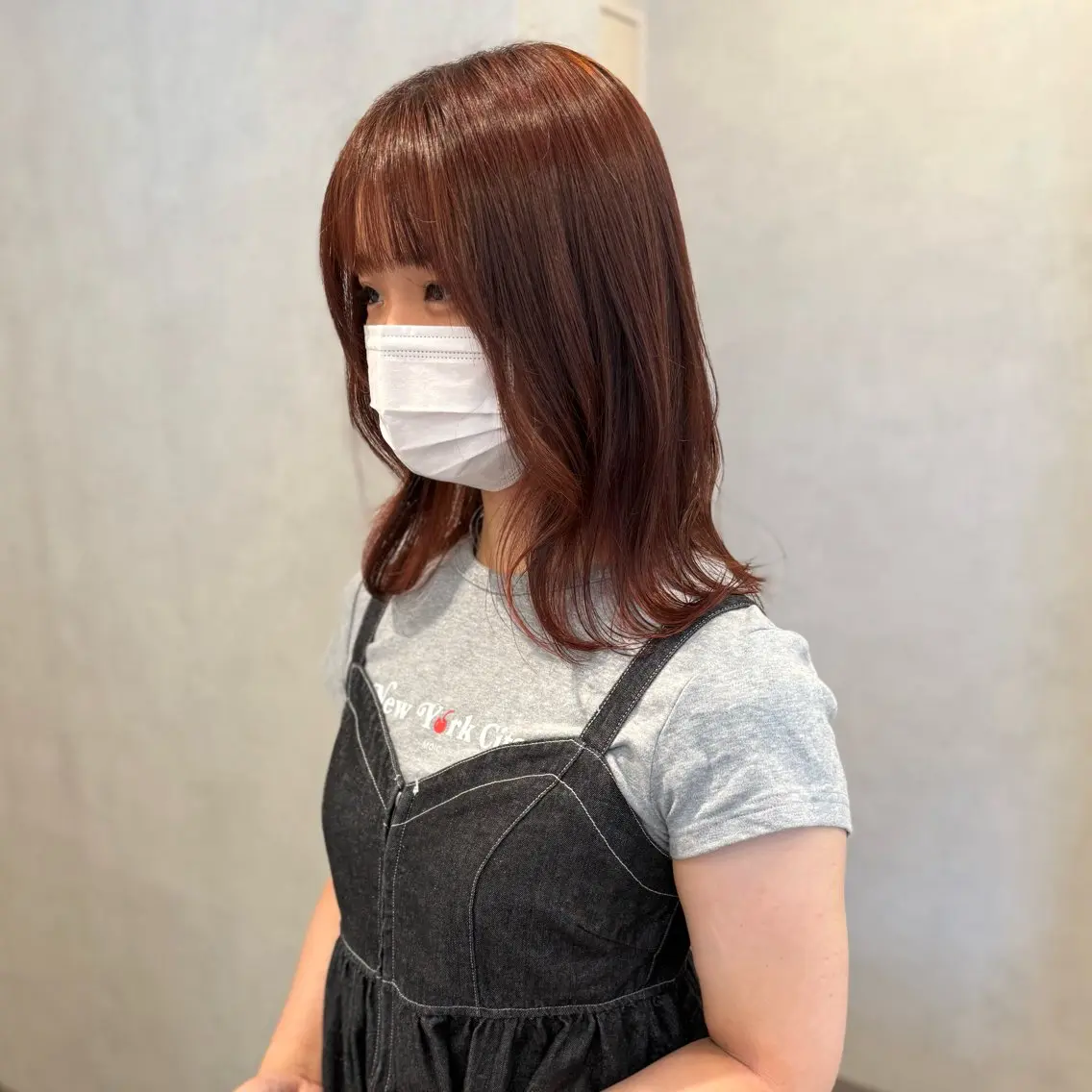 ミディアム カラー レッドカラー ヘアカラー トリートメント Lita./ HIKARI🧁🫧のヘアスタイル