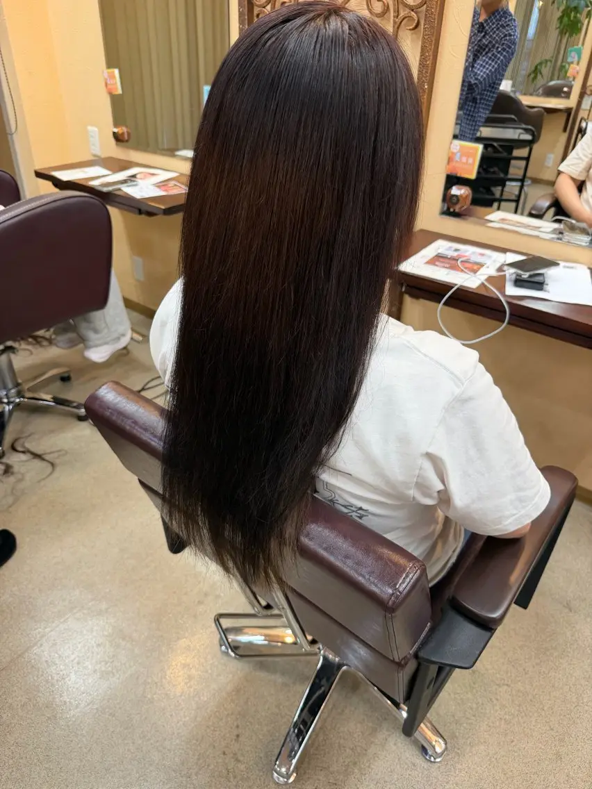 ロング カットモデル無料✨ elve/関口香音のヘアスタイル