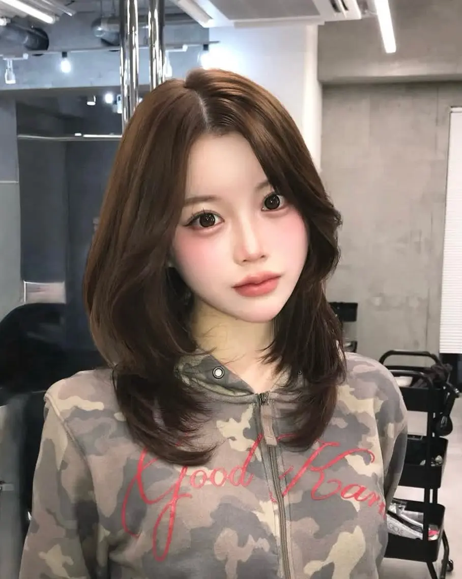 ミディアム カラー ヘアカラー 縮毛矯正 トリートメント ヘアセット ゆうさ ❥ ボブ ショート 髪質改善のヘアスタイル