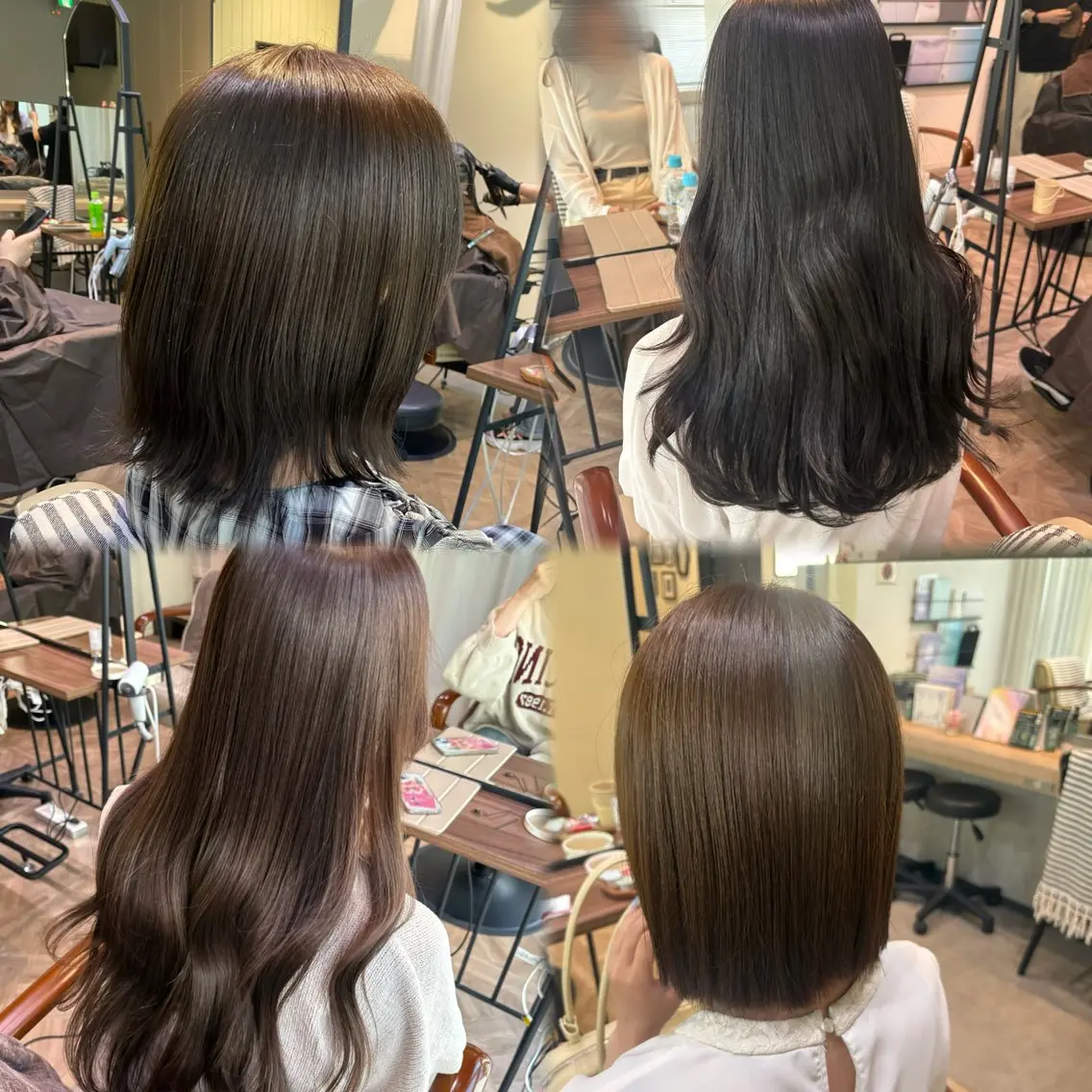 カラー 透明感カラー グレージュ カット ヘアカラー 新宿|透明感・艶カラ ー|顔周り特化🌷のヘアスタイル