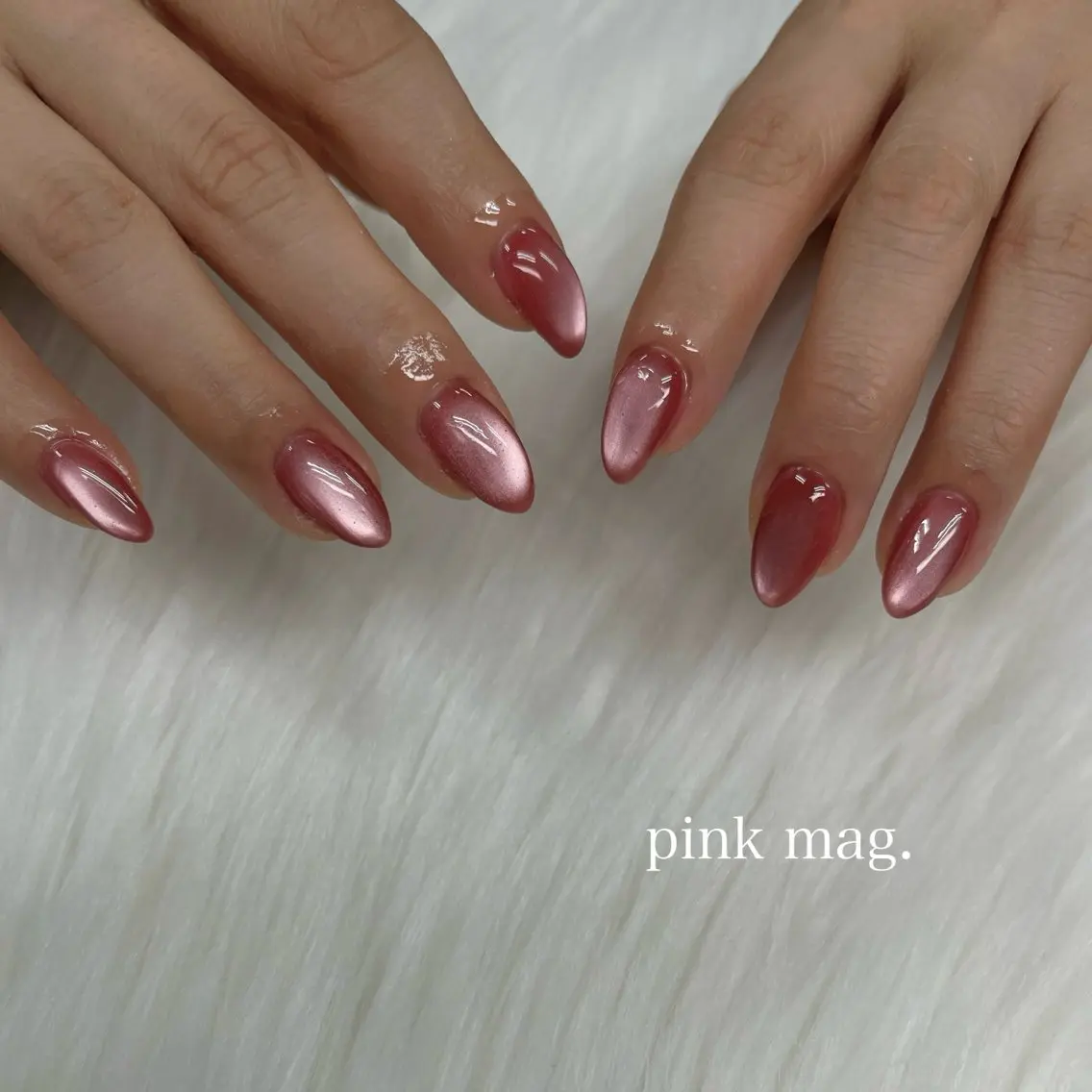 ネイル マグネットネイル ハンドネイル tener 🧋yume🧋のネイルデザイン