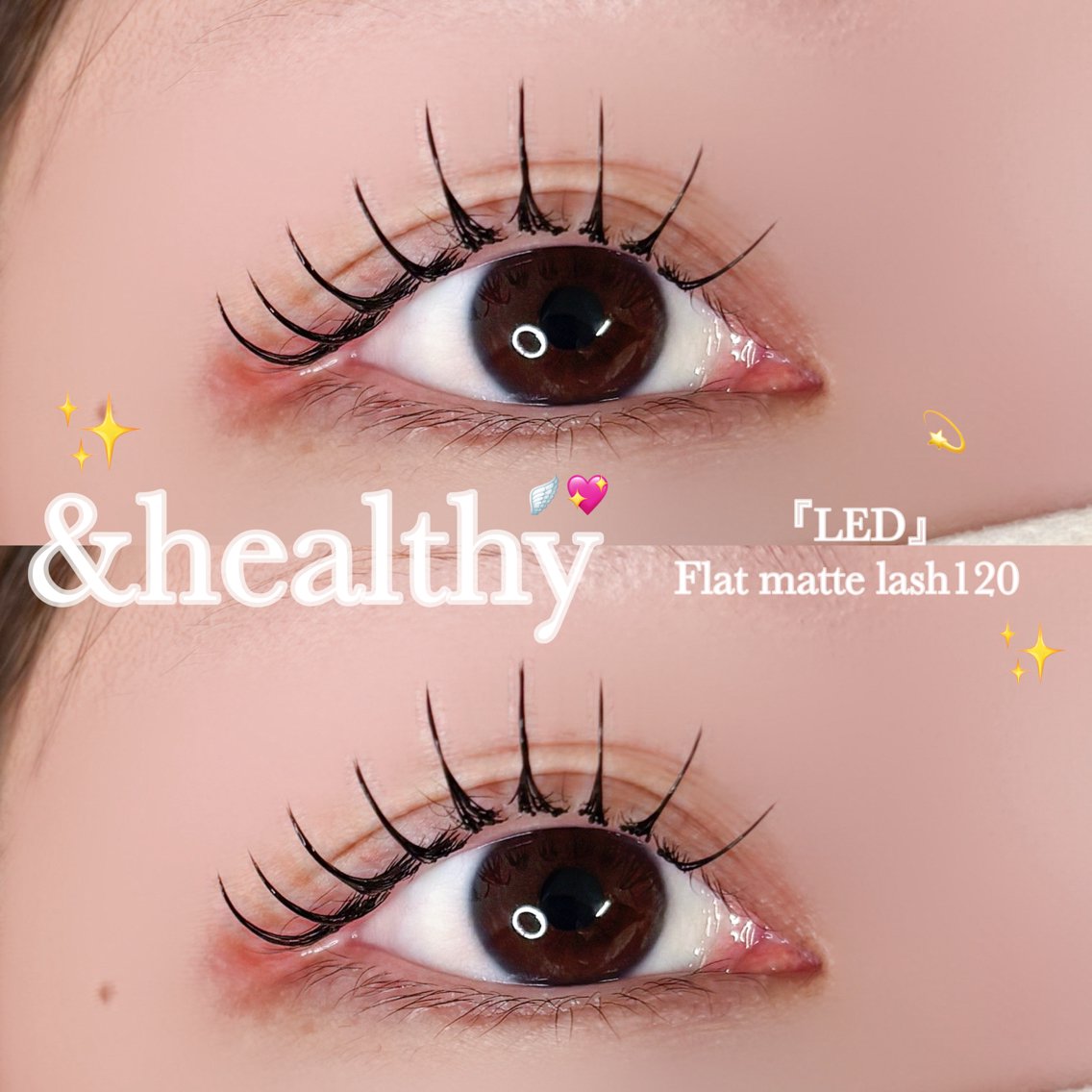 【期間限定モデル】&healthy × 『LED』Flat matte lash 120本🪽💖の写真