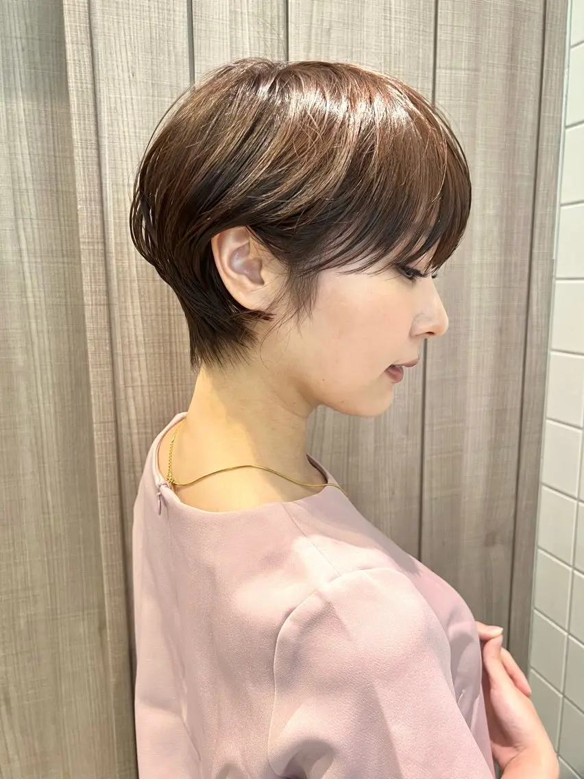 ショート カット ヘアカラー トリートメント ヘッドスパ/縮毛矯正 /横山陸人のヘアスタイル