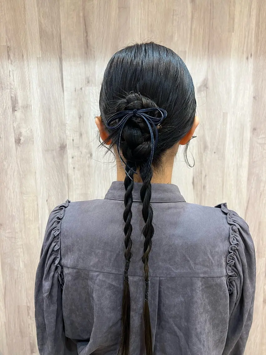 ヘアアレンジ ヘアセット ヘアメイクネイリスト hidemi中目黒のヘアスタイル