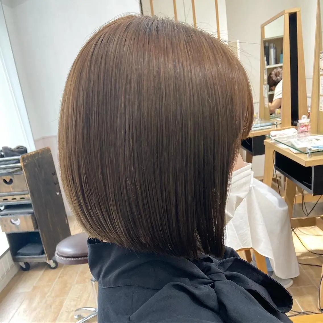 ショート カラー パーマ ヘアアレンジ メンズ キッズ ネイル マツエク・マツパ 切りっぱなしボブ メンズハイライト メンズインナーカラー メンズ韓国風 ベージュカラー 横浜Bob美容師🤎 ERINAのヘアスタイル