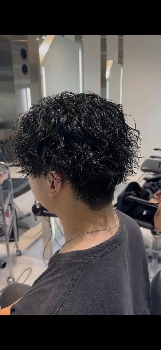 ショート パーマ メンズ メンズパーマ ツイストスパイラルパーマ スパイラルパーマ 似合わせパーマ🔥 河浪  大智のヘアスタイル