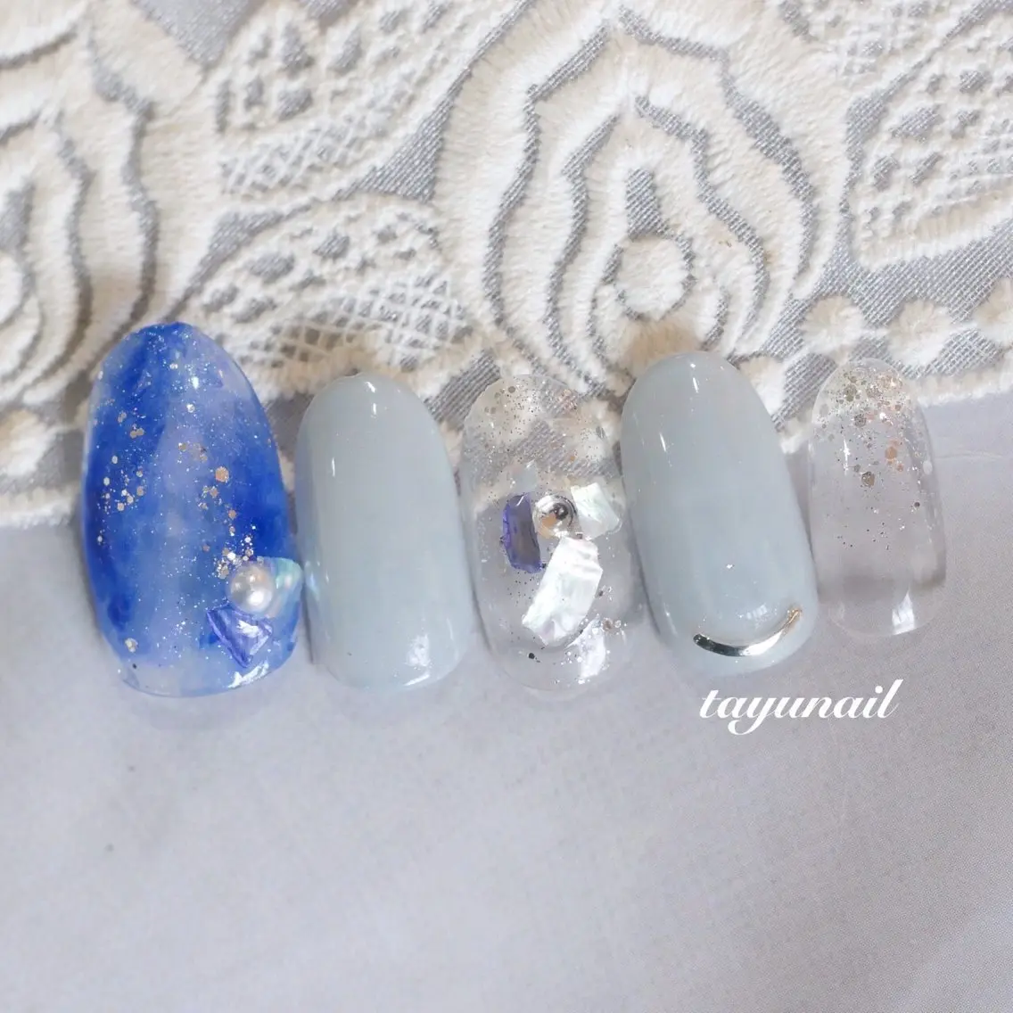 ネイル アートネイル ジェルネイル パラジェル ハンドネイル ネイルサロン 【たゆnail】のネイルデザイン