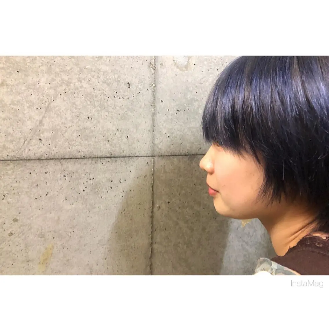 ショート カラー アッシュ ラベンダーカラー ラベンダーアッシュ カット ヘアカラー 岩間 香純のヘアスタイル