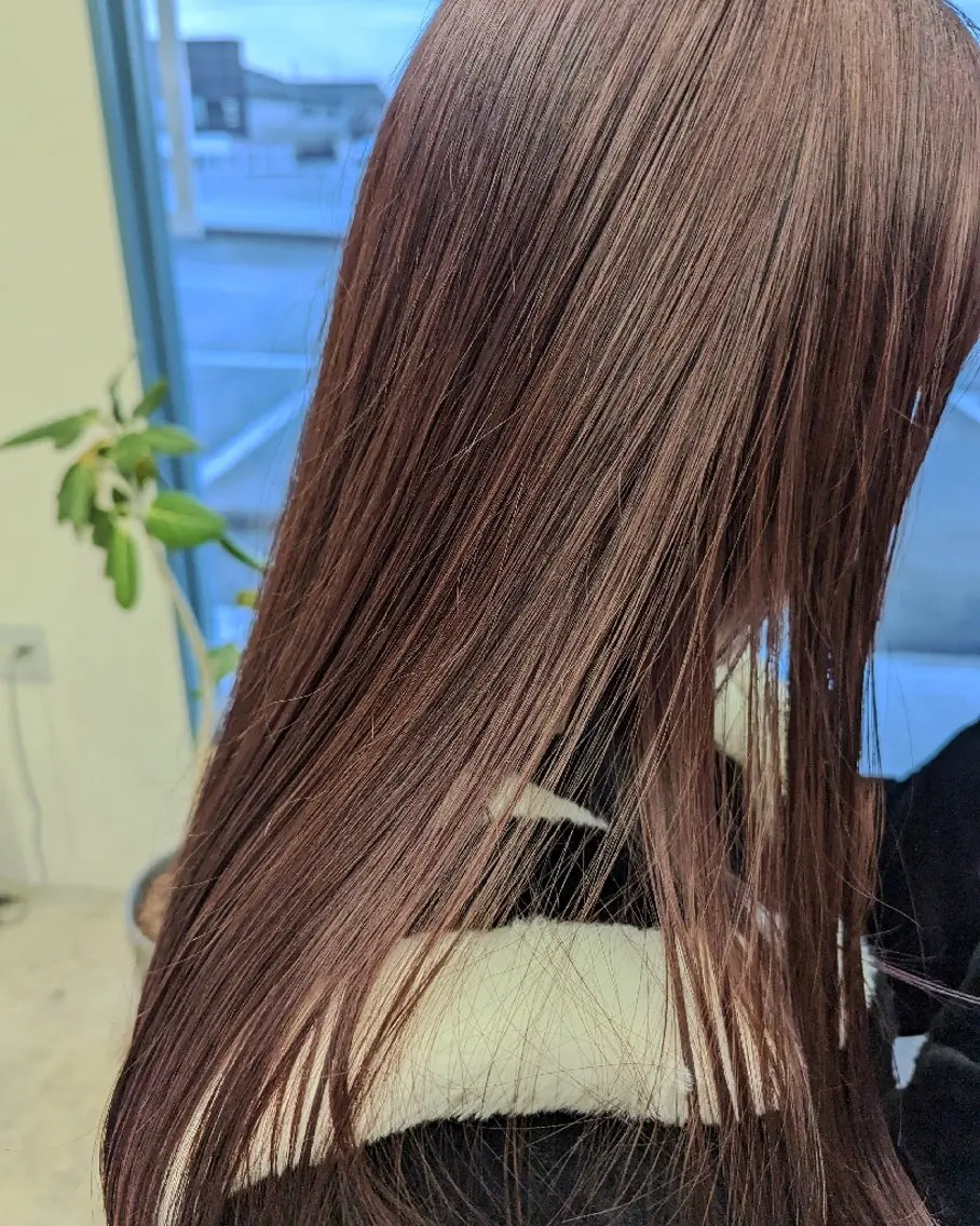 ロング パーマ カット 縮毛矯正 林 直紀のヘアスタイル