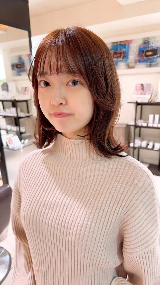 ミディアム 永野 良一のヘアスタイル