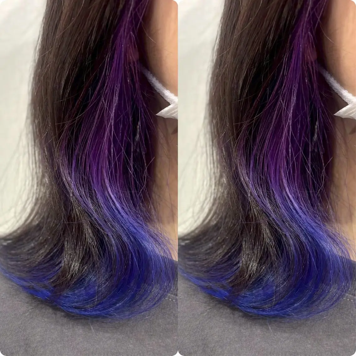 ショート カラー 切っぱなし💇‍♀️ イヤリング🎨龍之介のヘアスタイル