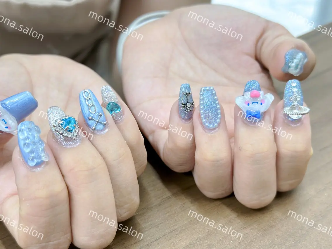 平日限定💕激安💕チップスカルプ💕パーツつけ放題(ベース色2種迄)の写真