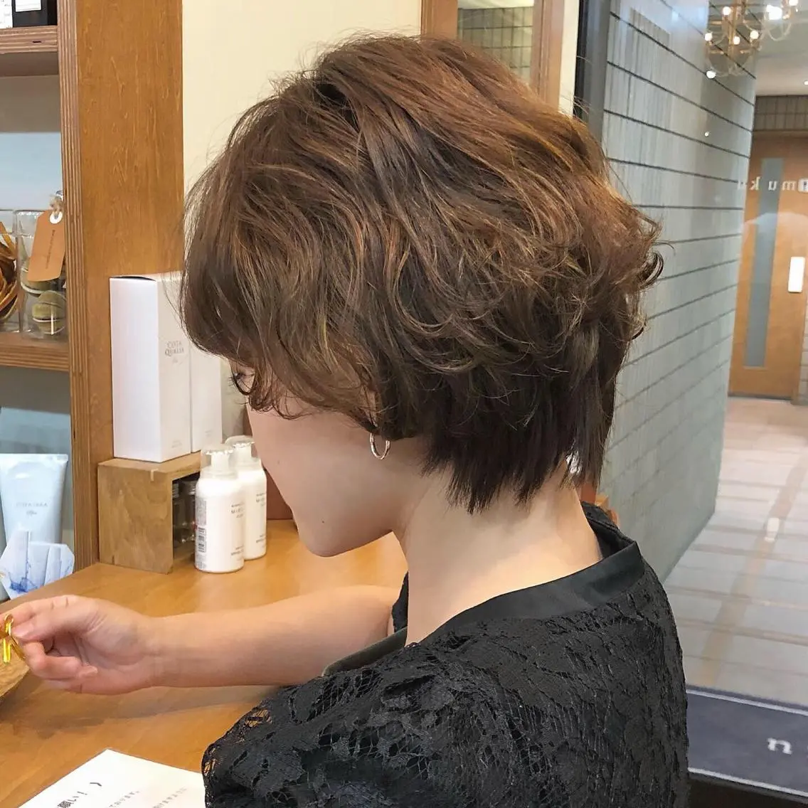 ショート 丸みショート ショートヘア 山野 稚奈のヘアスタイル