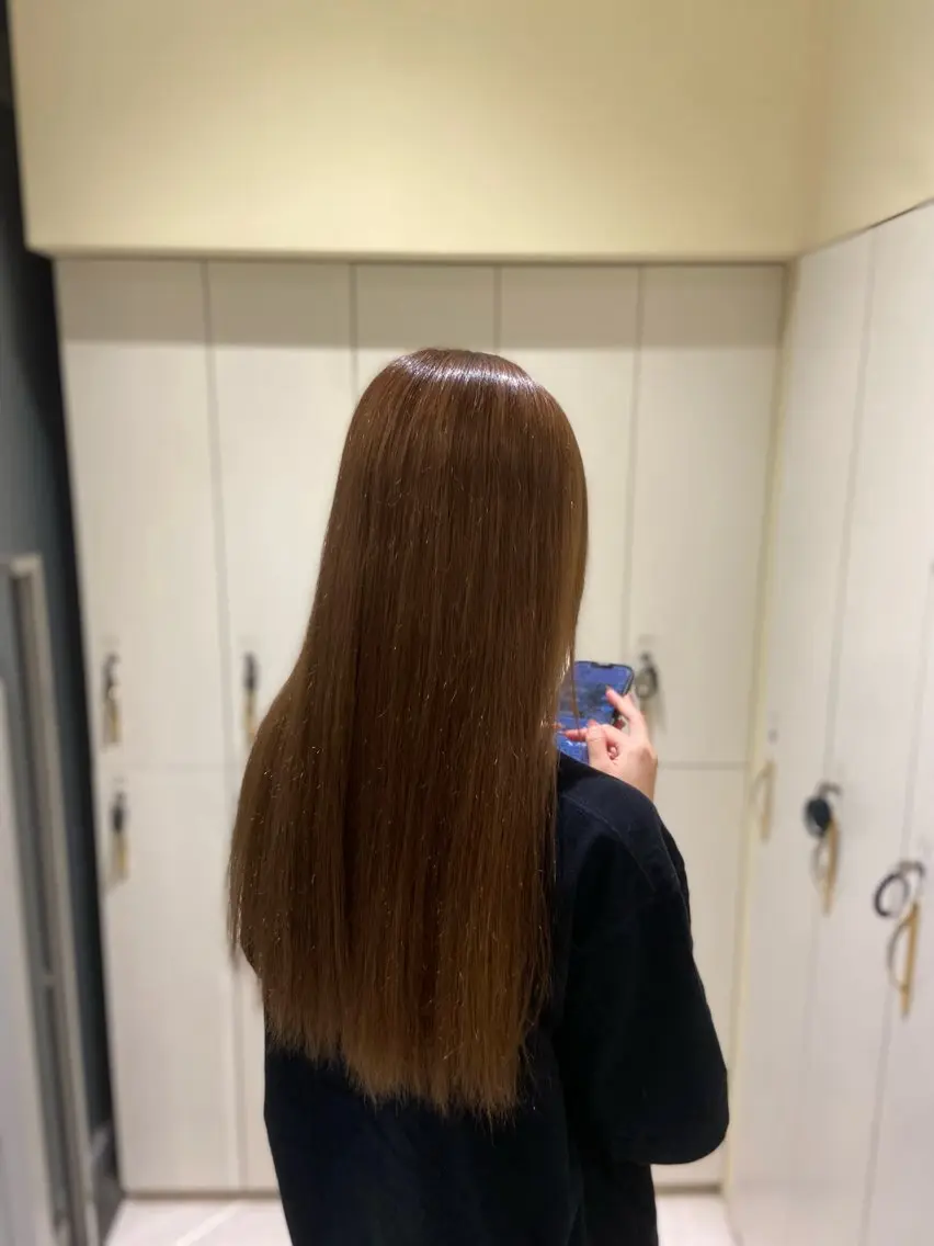 ロング 髪質改善✨/ 透明カラー🫧れいなのヘアスタイル