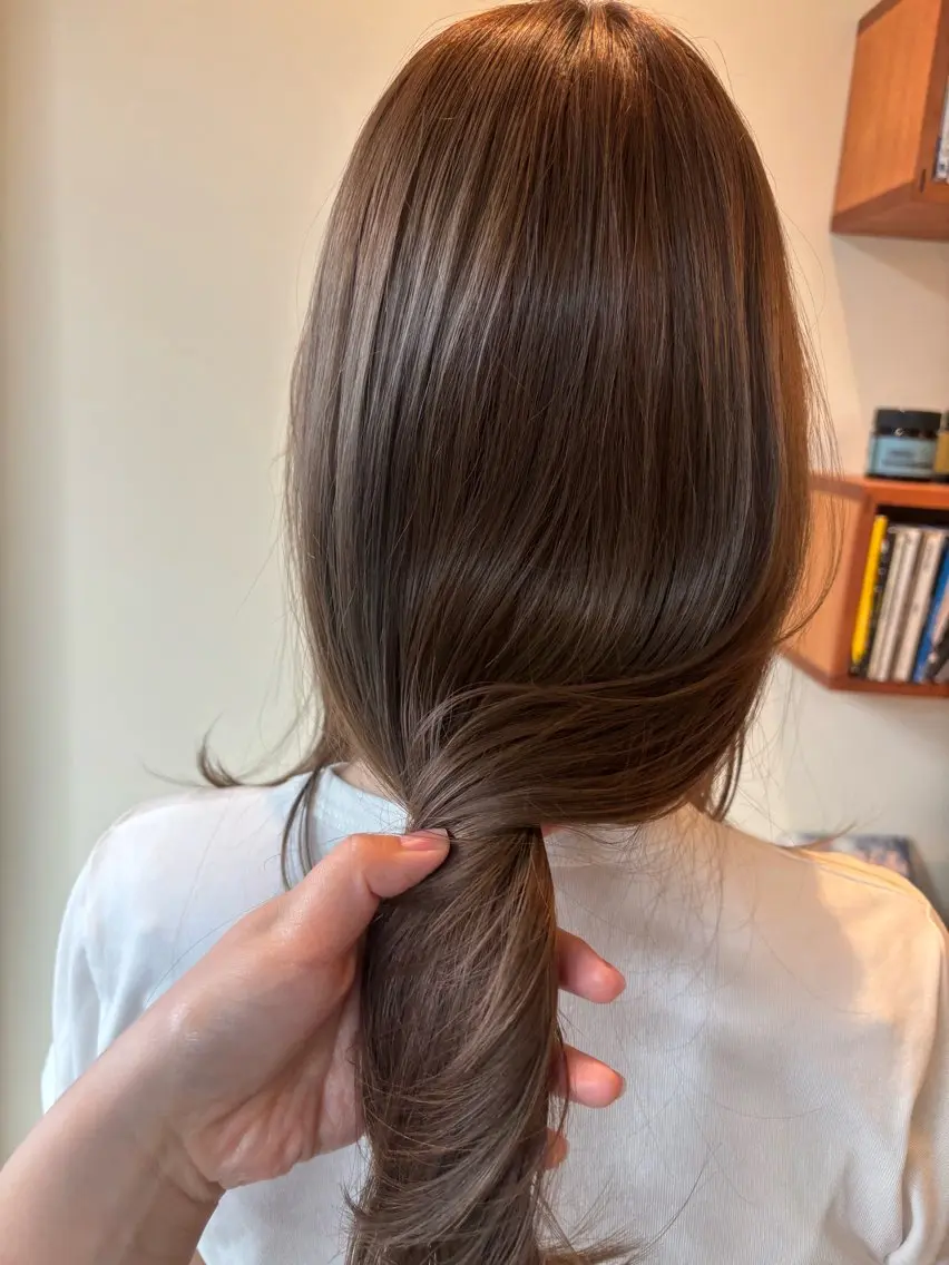 ロング カラー カット ヘアカラー satsuki 暖色・ブラウンカラーのヘアスタイル