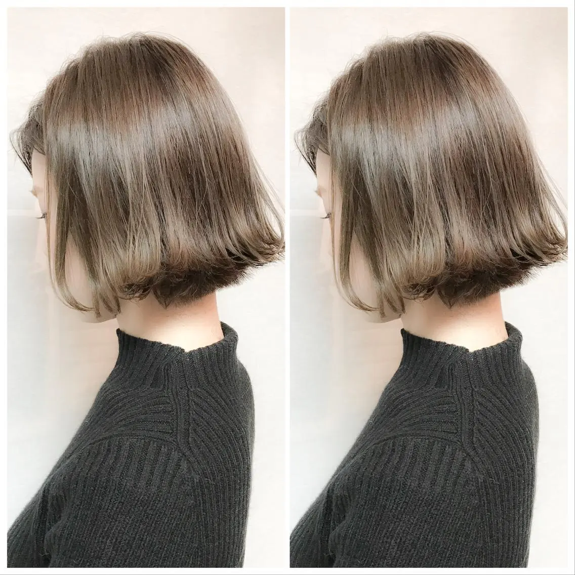 ショート カラー ベージュカラー ボブ オルチャンヘア カット ヘアカラー トリートメント 髪質改善、縮毛矯正 店長浅野太郎のヘアスタイル