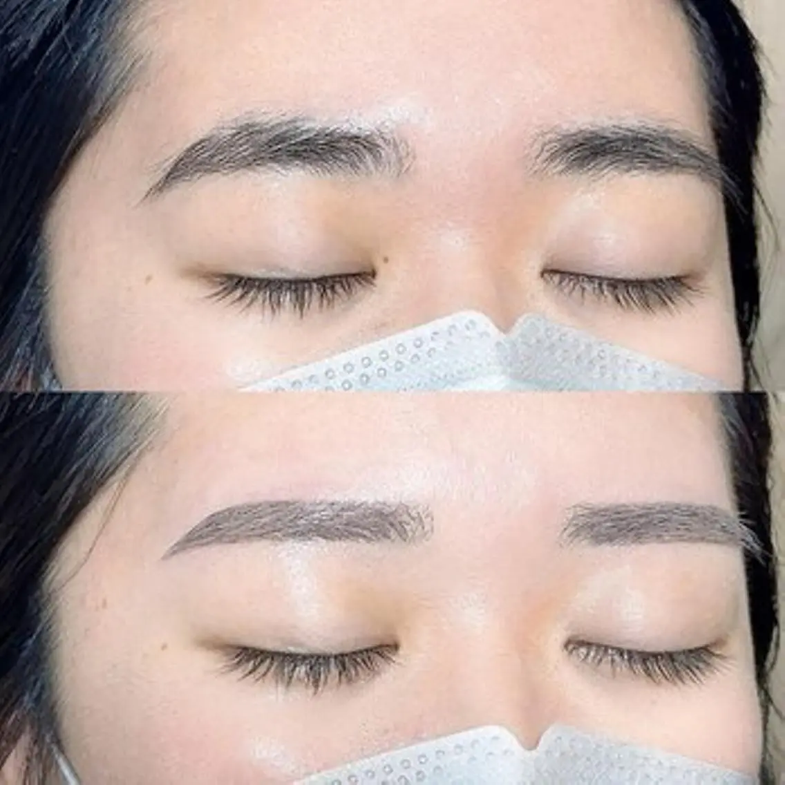 🌸ミニモ特別割引🌸眉毛デザインWAX+間引き(毛量調整)+メイク仕上げ■男性も歓迎★の写真