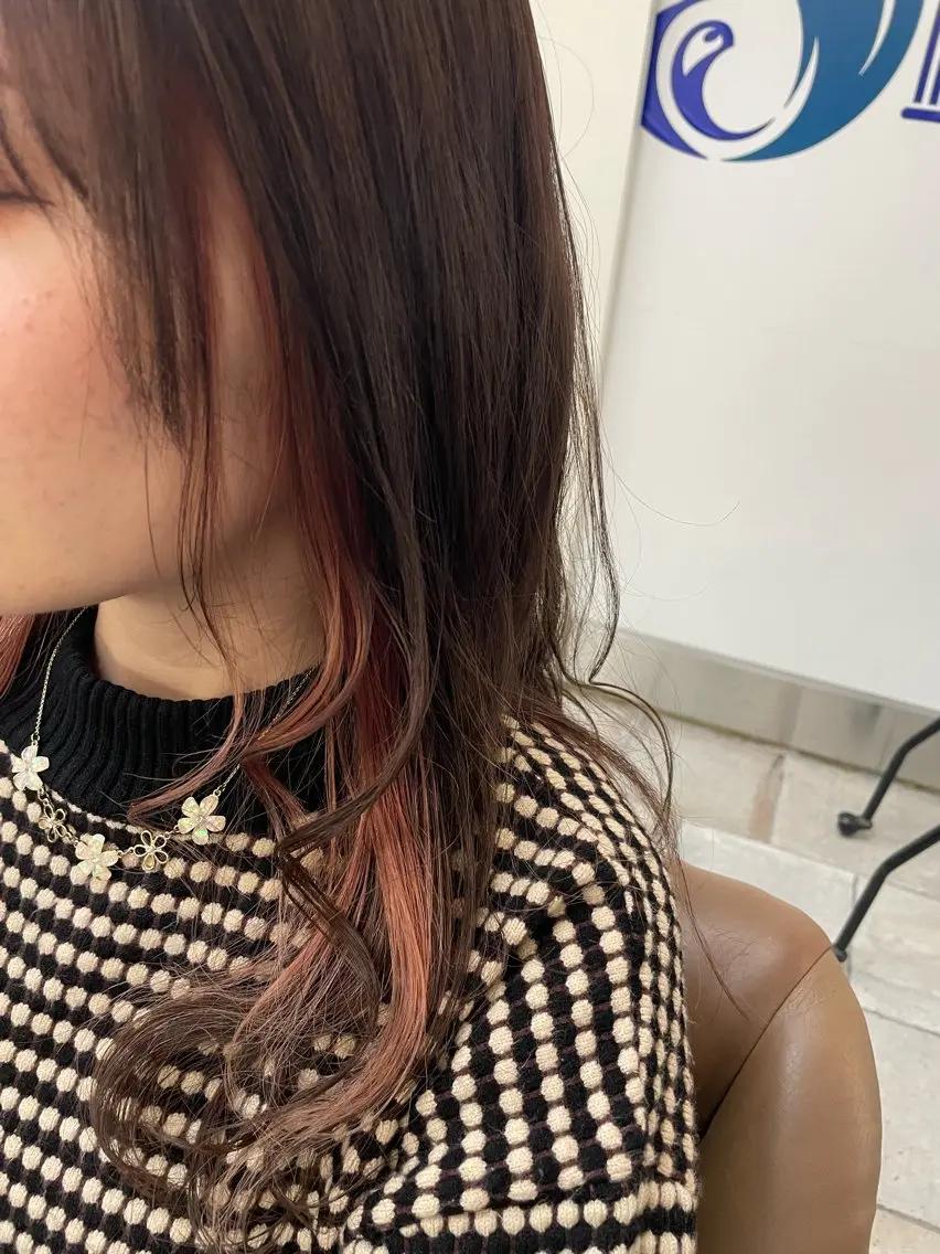 ロング カラー ベージュカラー ピンクカラー ピンクベージュ 🍒透明感カラー/ 艶カラー/さくら🍒のヘアスタイル