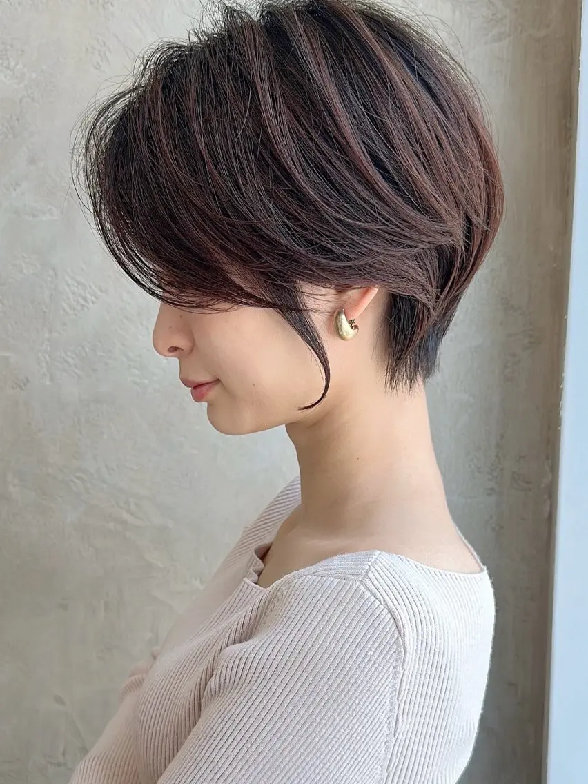 ショート カラー ショートボブ ボブ 似合わせカット ショートヘア 小顔カット カット ヘアカラー トリートメント ショート、ボブの神✨ 峯朋也✂︎✨のヘアスタイル