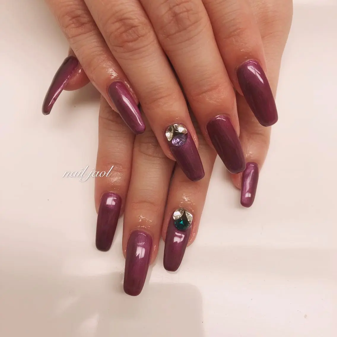 ロング ネイルJaol 池袋のネイルデザイン