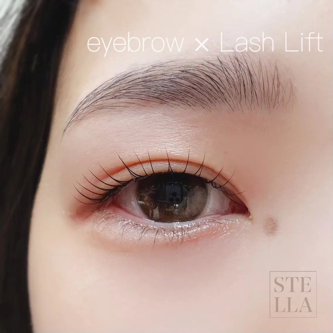 【平日限定】パリジェンヌラッシュリフト＋眉Wax💚お目元に合わせてデザインご提案します。の写真