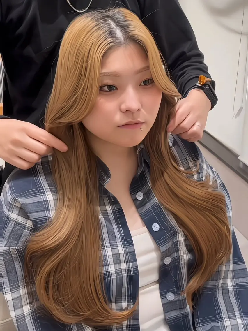 ロング カラー 高槻No.1🇰🇷 韓国ヘア　橋口陽太のヘアスタイル