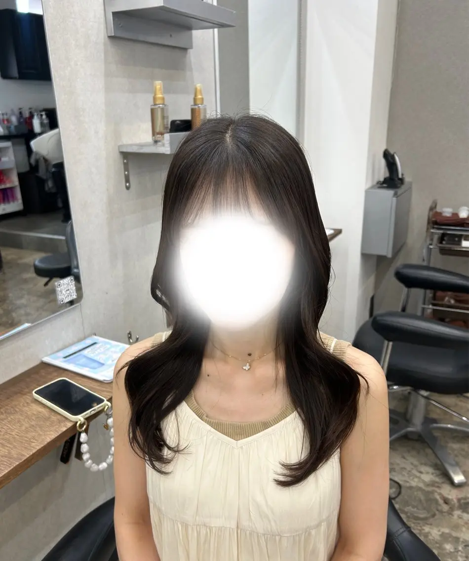 セミロング レイヤーカット カット カット¥1100 ✂️MIUのヘアスタイル
