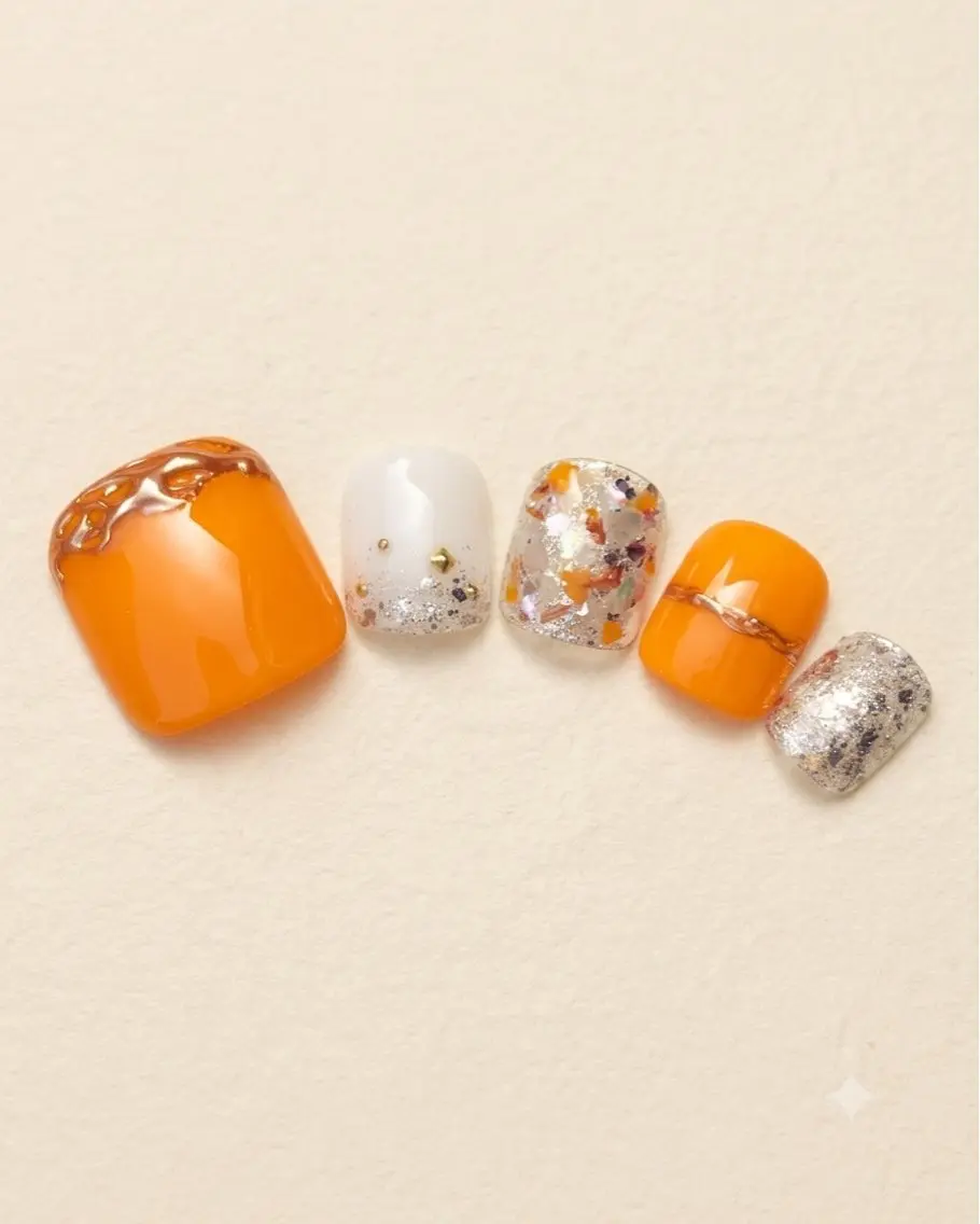 ネイル フットネイル Mallow nailのネイルデザイン