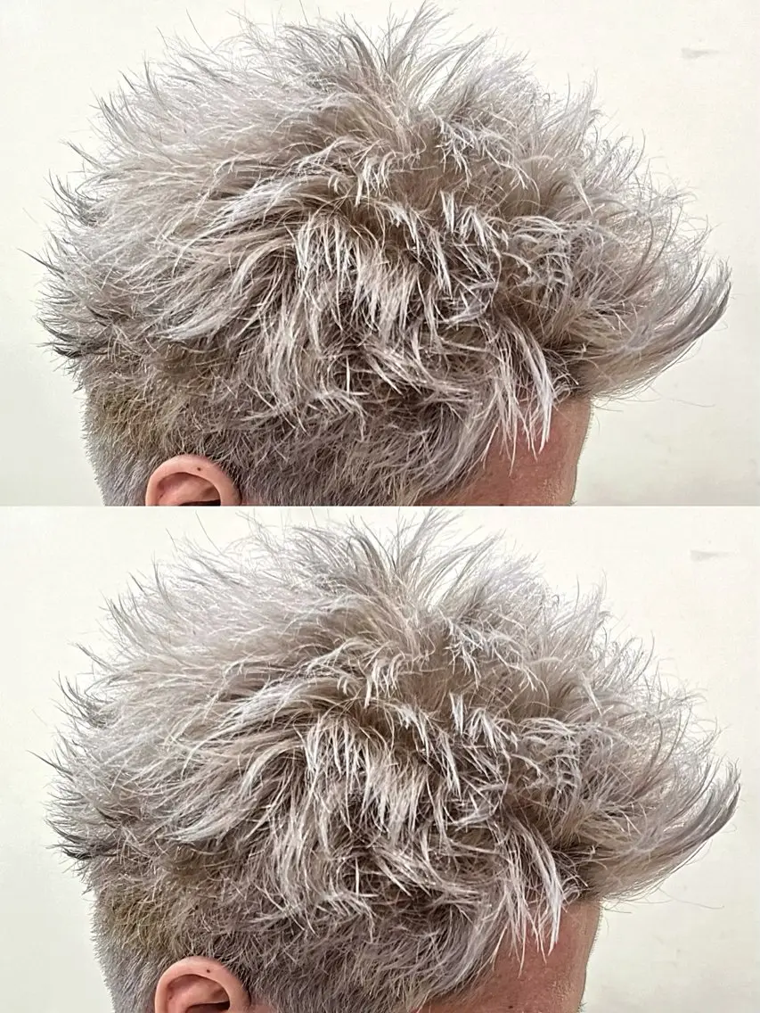 カラー メンズ カット ヘアカラー フェザーパーマメンズ ピンパーマ京都駅前のヘアスタイル