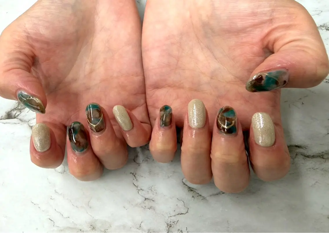 ネイル ハンドネイル nail salon blancheのネイルデザイン