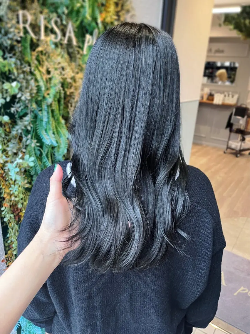 セミロング 🪽ナチュラルヘア* 大下唯奈🪽🫧のヘアスタイル