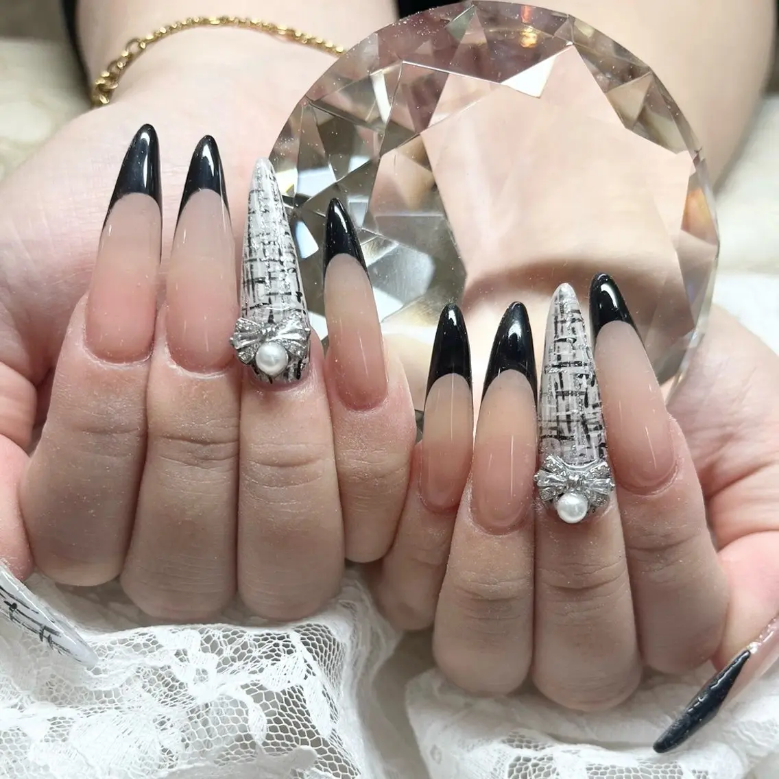 ネイル アートネイル 長さ出し ネイルチップ ハンドネイル Nail Salon Elpisのネイルデザイン