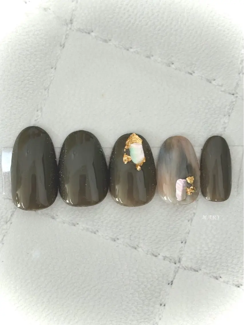 ネイル ニュアンスネイル ワンカラーネイル ハンドネイル Mary nail .narumiのネイルデザイン