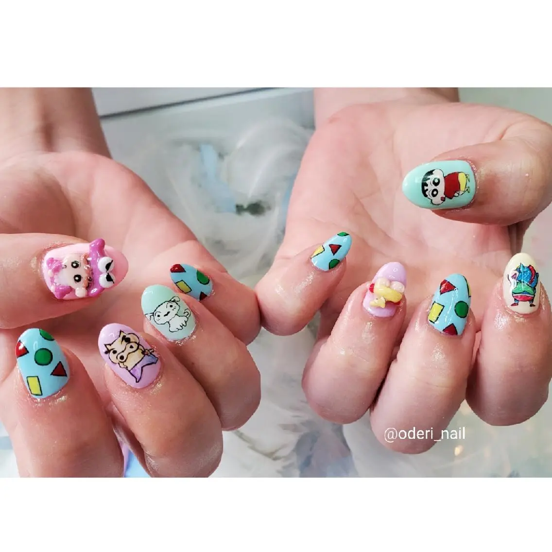 ネイル アートネイル ジェルネイル おで@ oderi_nailのネイルデザイン