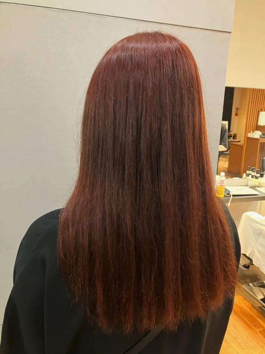 カラー ブラウンカラー ヘアカラー miu 💫のヘアスタイル