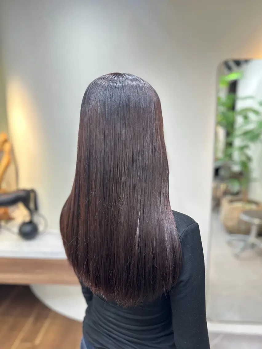 ロング カラー トリートメント ヘアカラー トリートメント みさき ♡のヘアスタイル