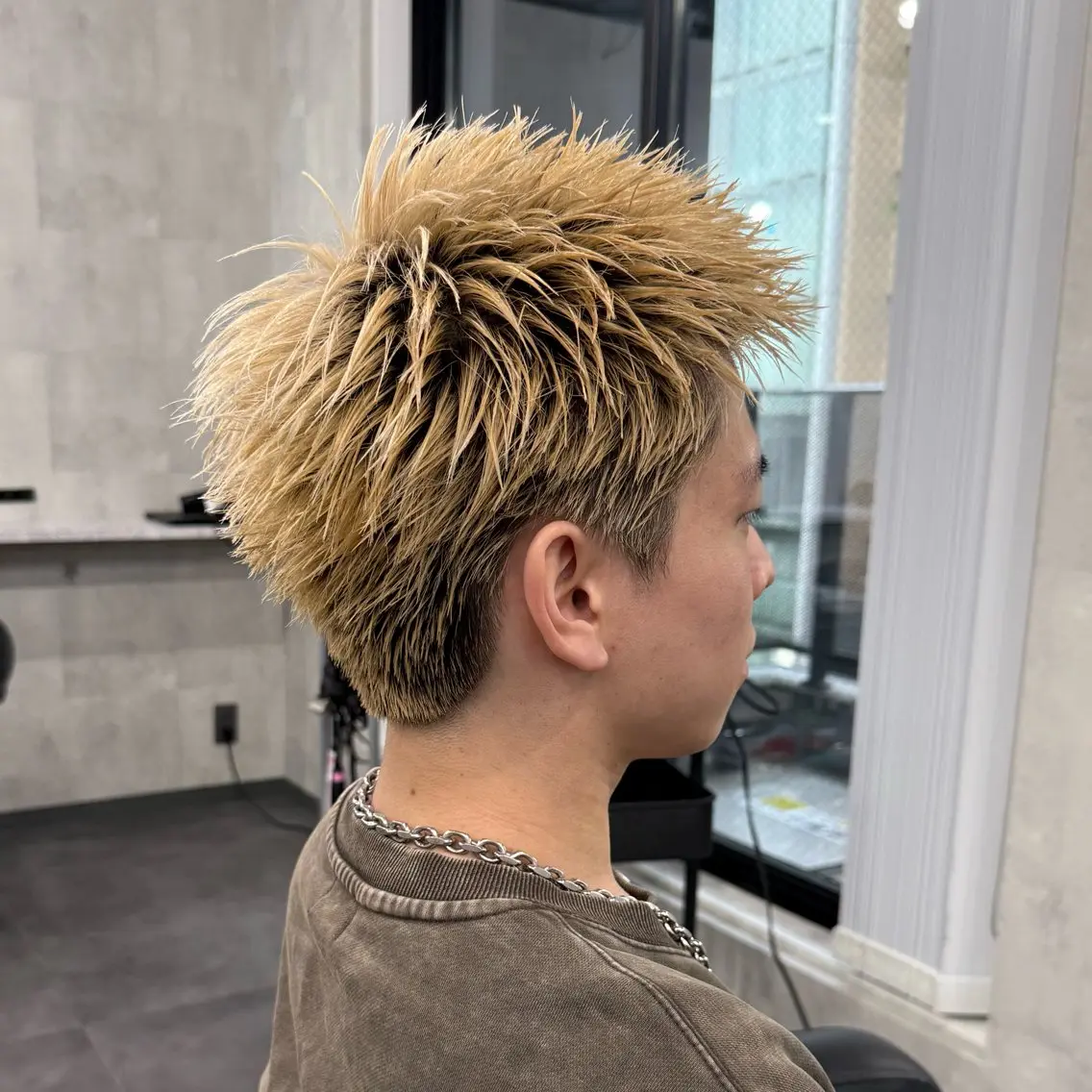 ショート カラー メンズ スパイキーショート 刈り上げ ショートヘア カット ヘアカラー トリートメント スパイキーショート/ 短髪/渋谷/kiyoのヘアスタイル