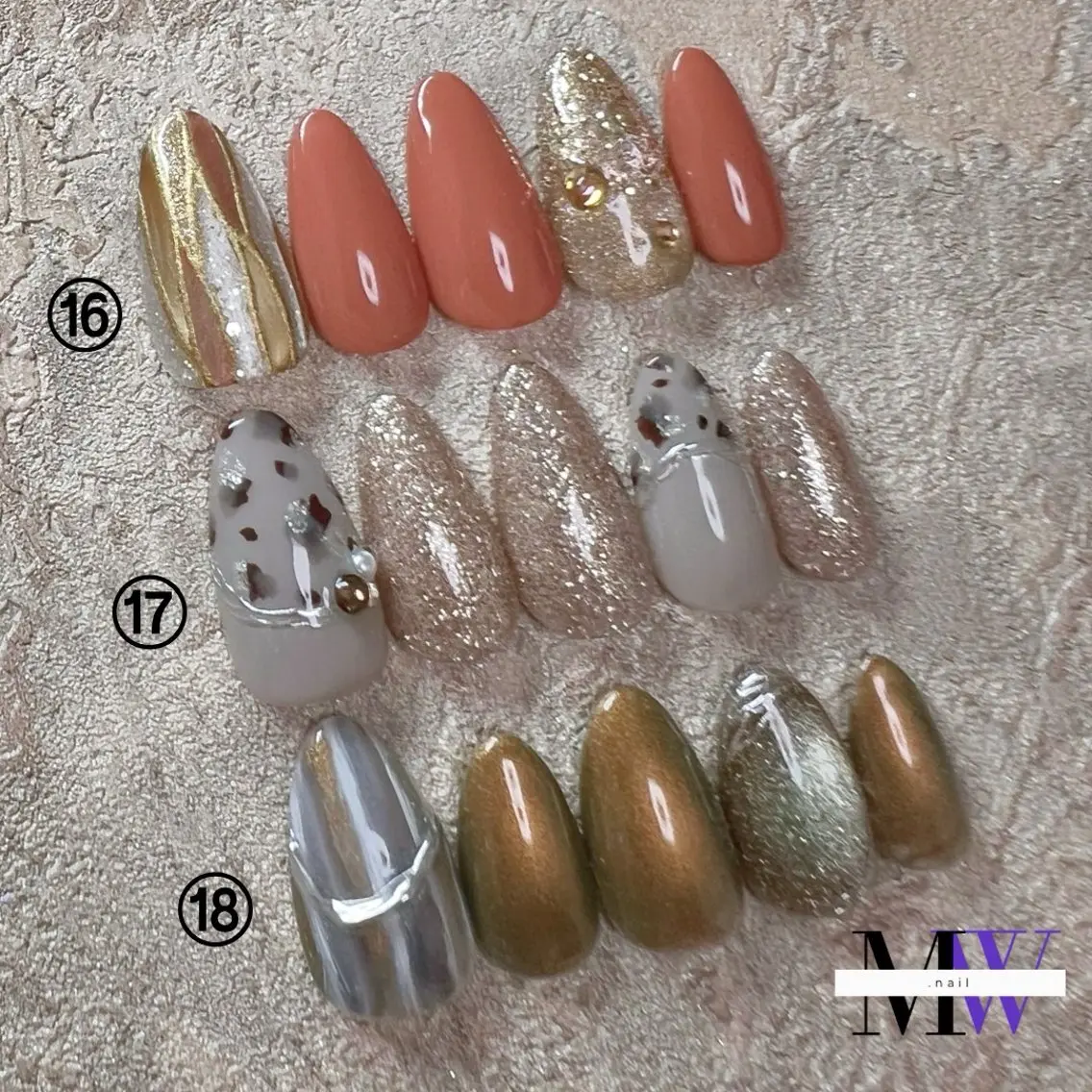 ネイル アートネイル ハンドネイル MW .nailのネイルデザイン
