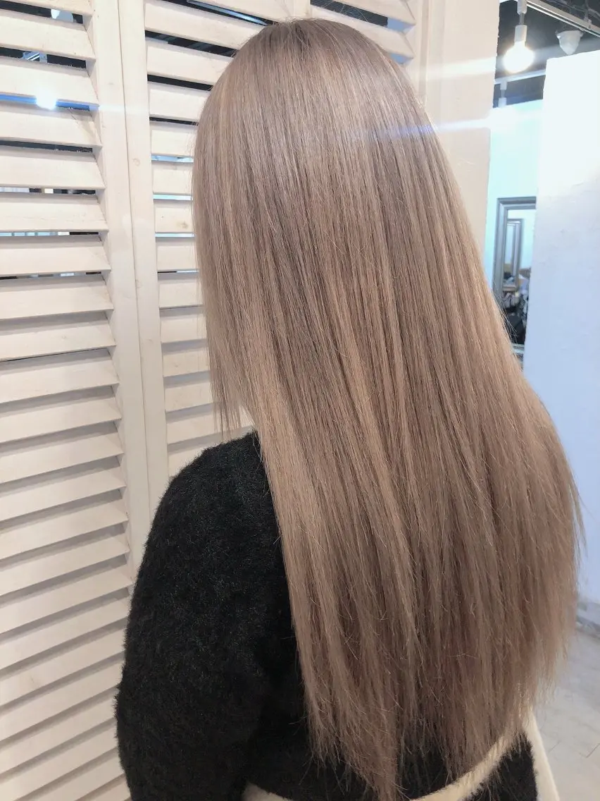 ロング カラー ブリーチ ダブルカラー 【メンズカット】 澤下瑛一のヘアスタイル