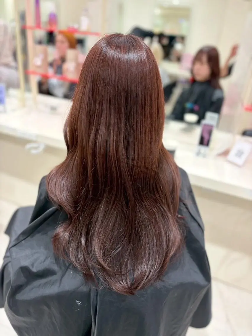 🧴肌なじみ抜群🧴トレンド暖色ワンカラー+オリジナルトリートメントの写真