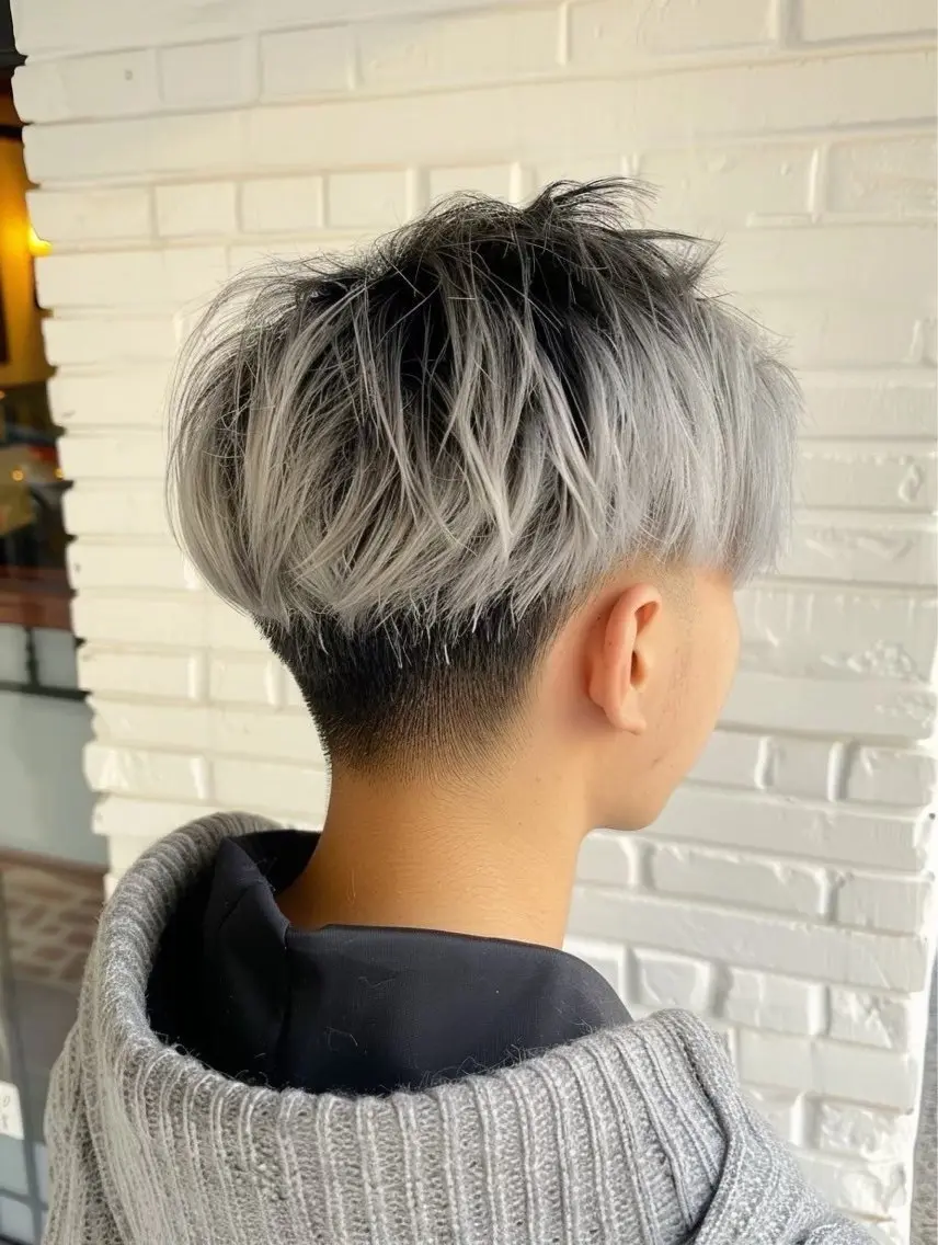 カラー メンズ カット ヘアカラー ハイトーン✨髪質改善 ✨スパ得意✨ミヤタのヘアスタイル