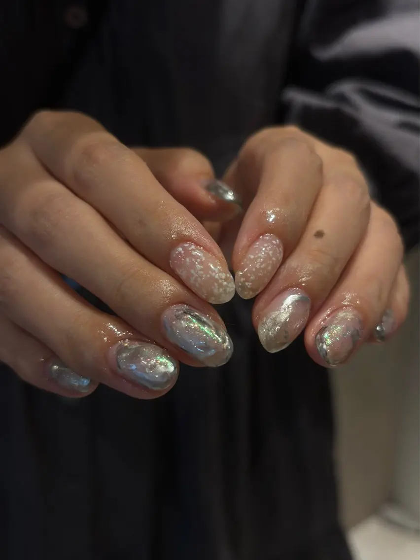 ネイル クリアネイル ニュアンスネイル filonnail akaneのネイルデザイン