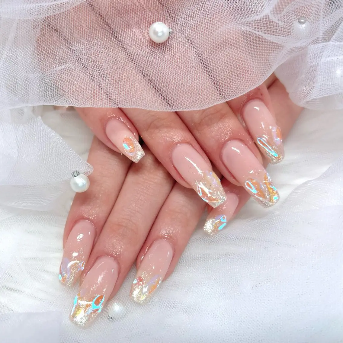 ハンド ワンホン定額デザイン✨パーツ込みの写真