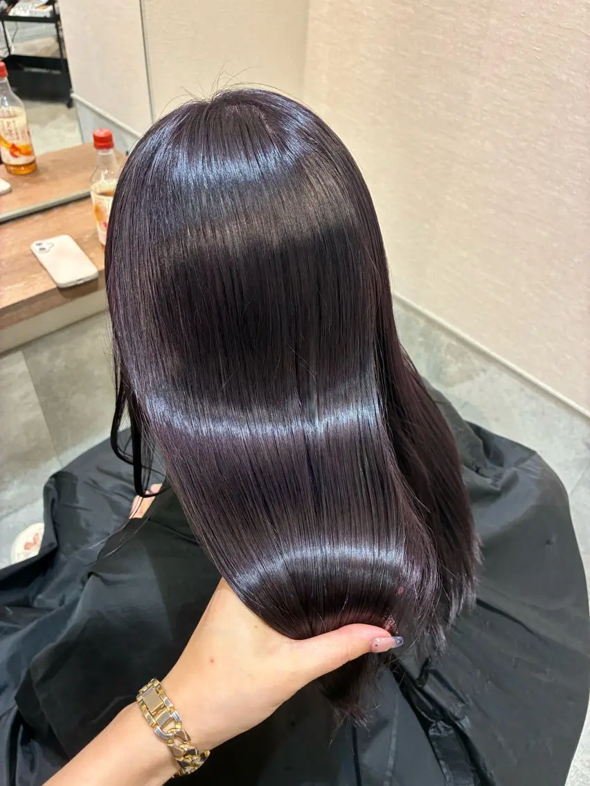ロング カラー ブリーチ バイオレットカラー 自分史上1番可愛い/ 似合わせ【MAHO】のヘアスタイル