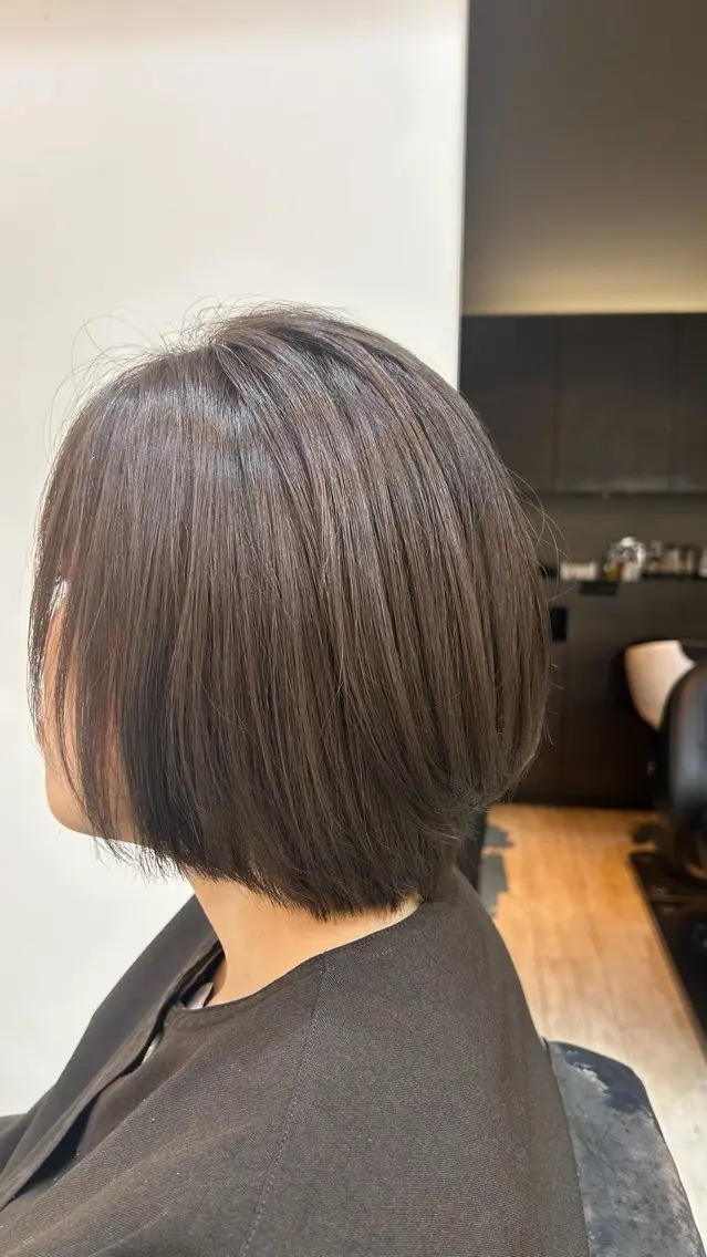 ミディアム カット ヘアカラー 💎イシヅカ ココロ💎のヘアスタイル