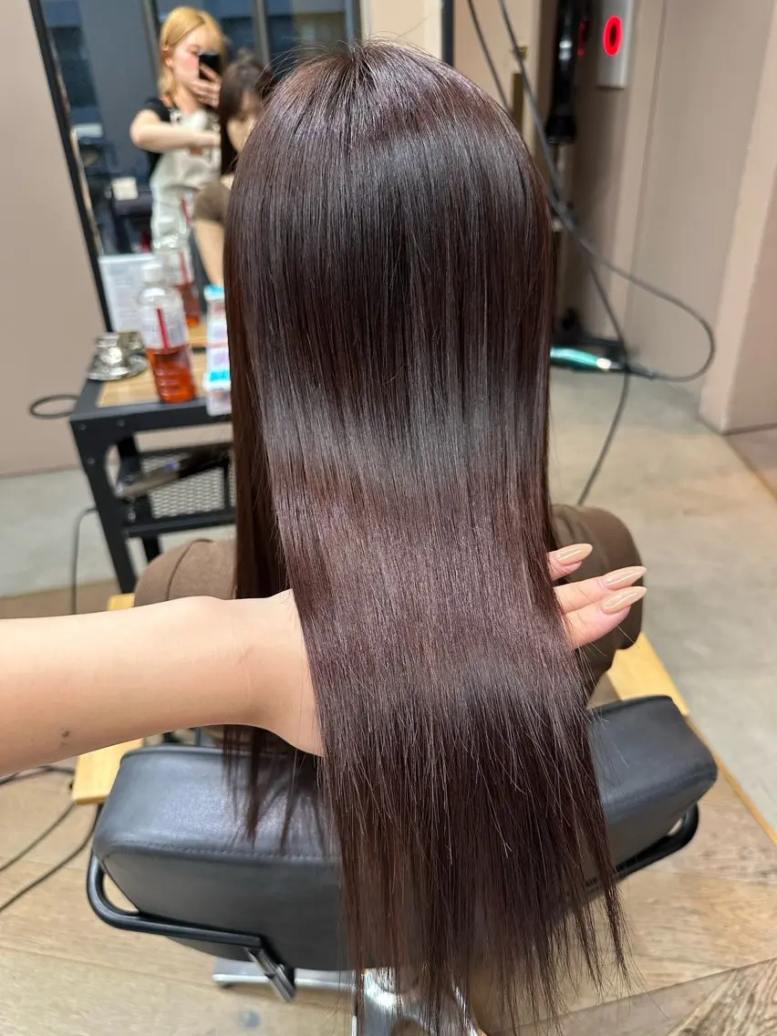 ロング RINO‎🤍🎀 𝑏𝑒𝑙𝑡𝑎のヘアスタイル