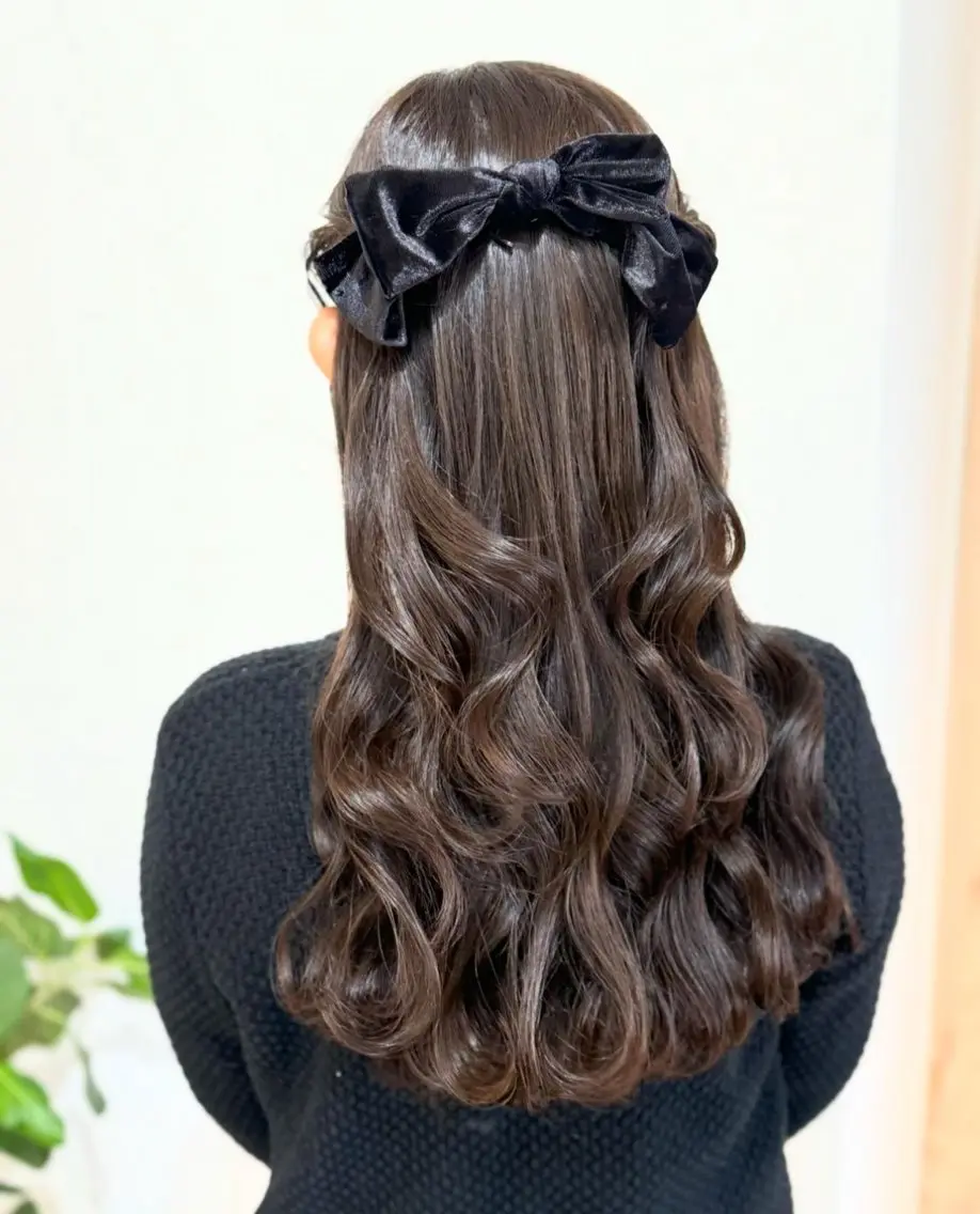 ロング 鷲見 望のヘアスタイル