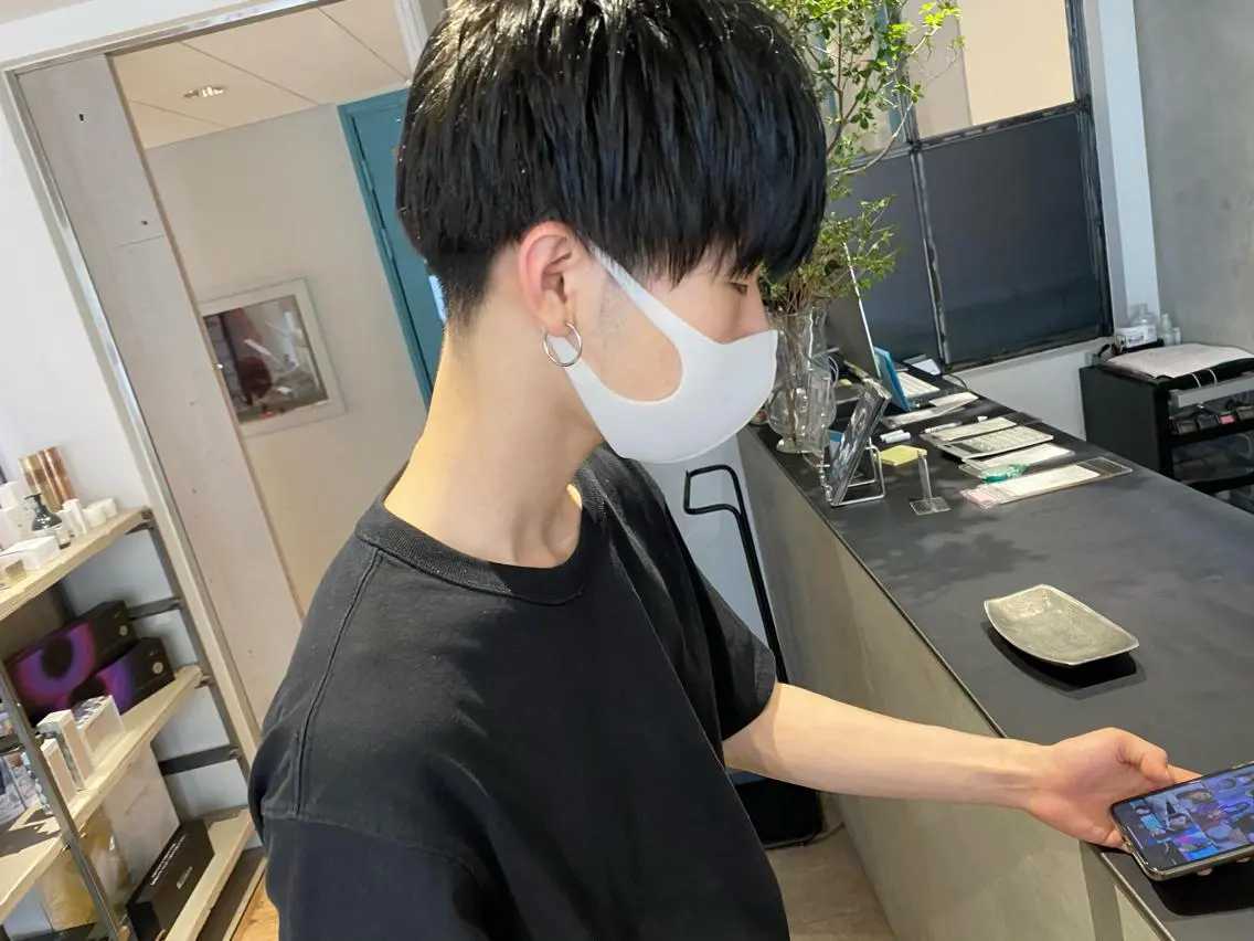 メンズ マッシュ 山本 銘子のヘアスタイル